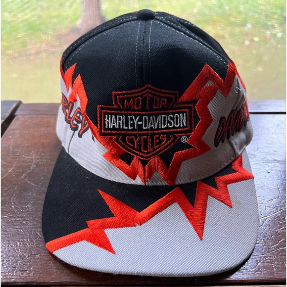 Vintage 80’s Harley Davidson Jagged Edge Shockwave Snapback
